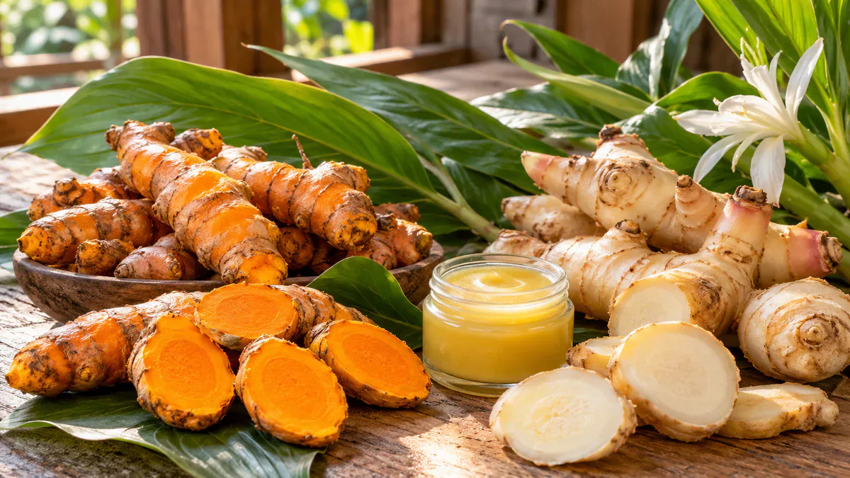 ขมิ้นชันและขมิ้นอ้อย: ลดการอักเสบและป้องกันรอยดำหลังโดนแมลงกัดต่อย