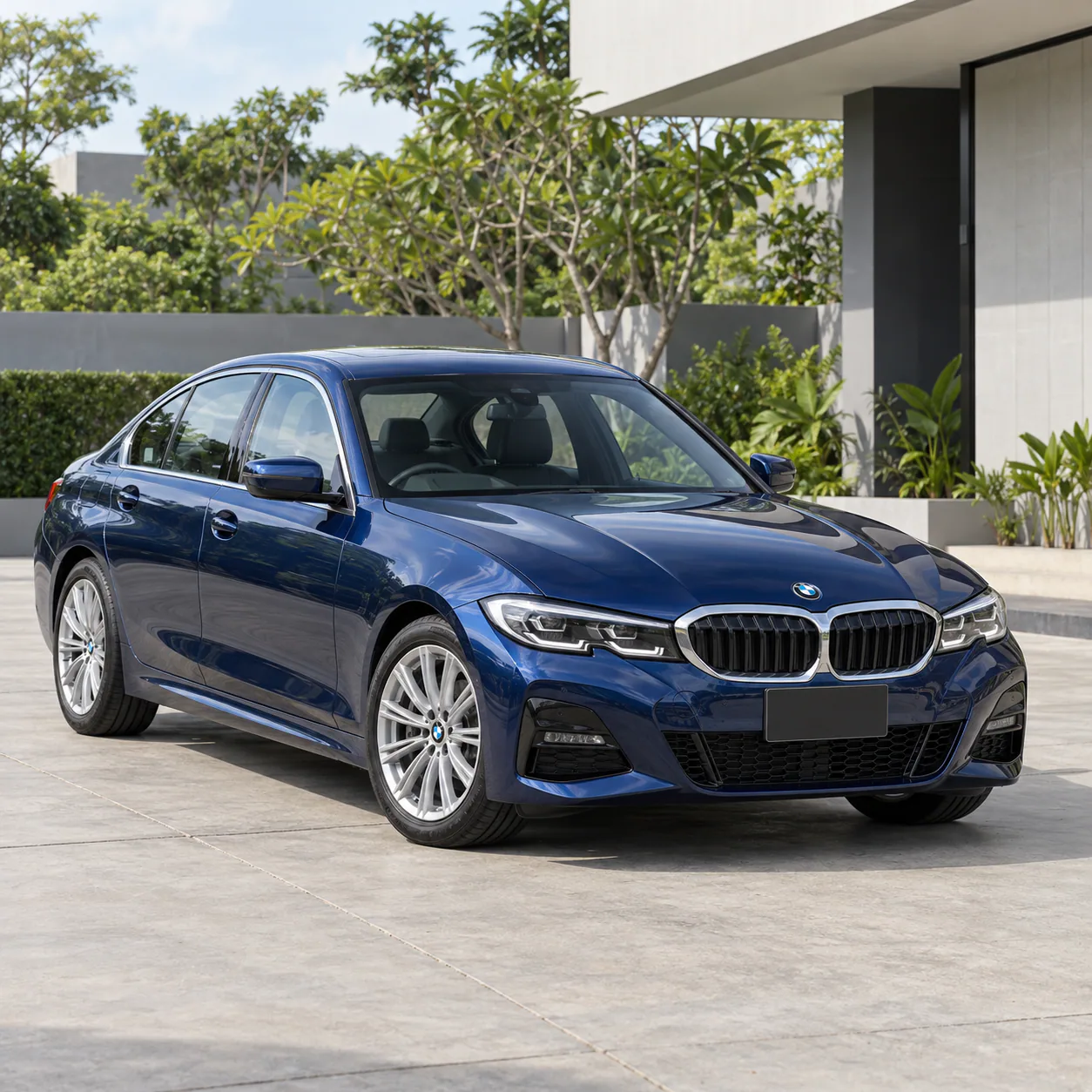 [ตัวอย่าง] BMW 320d ปี 2020 สีน้ำเงิน ไมล์ 58,000 กม.